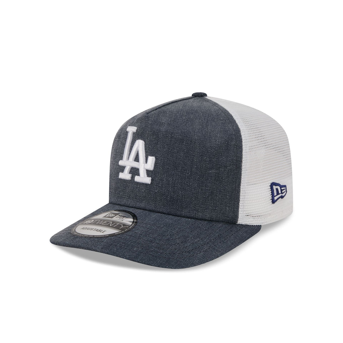 Los Angeles Dodgers Herringbone Team Colors 19TWENTY Trucker Hat