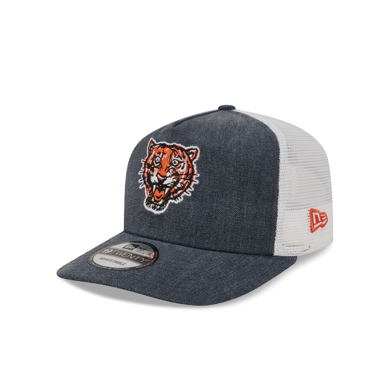 Detroit Tigers Herringbone Team Colors 19TWENTY Trucker Hat