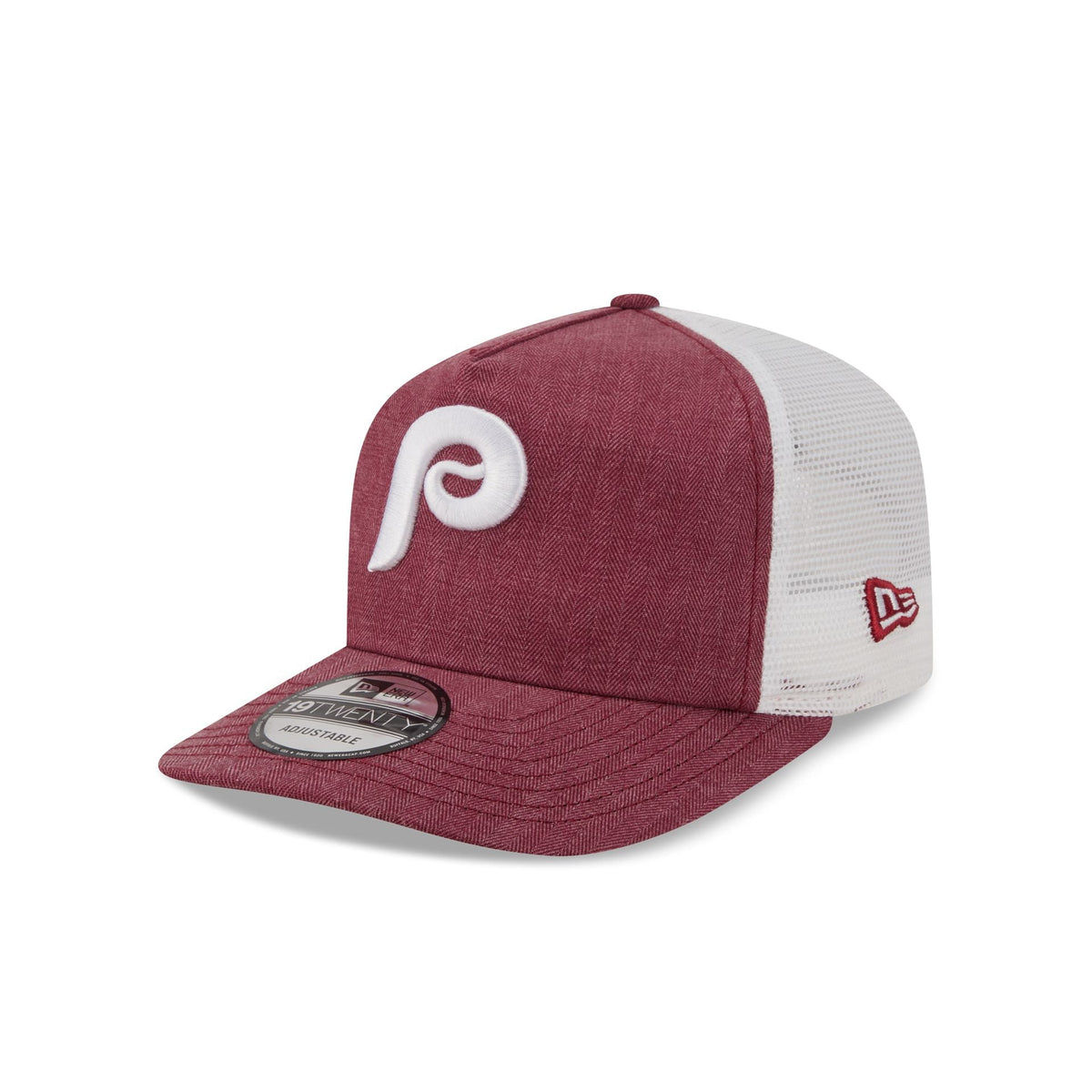 Philadelphia Phillies Herringbone Team Colors 19TWENTY Trucker Hat