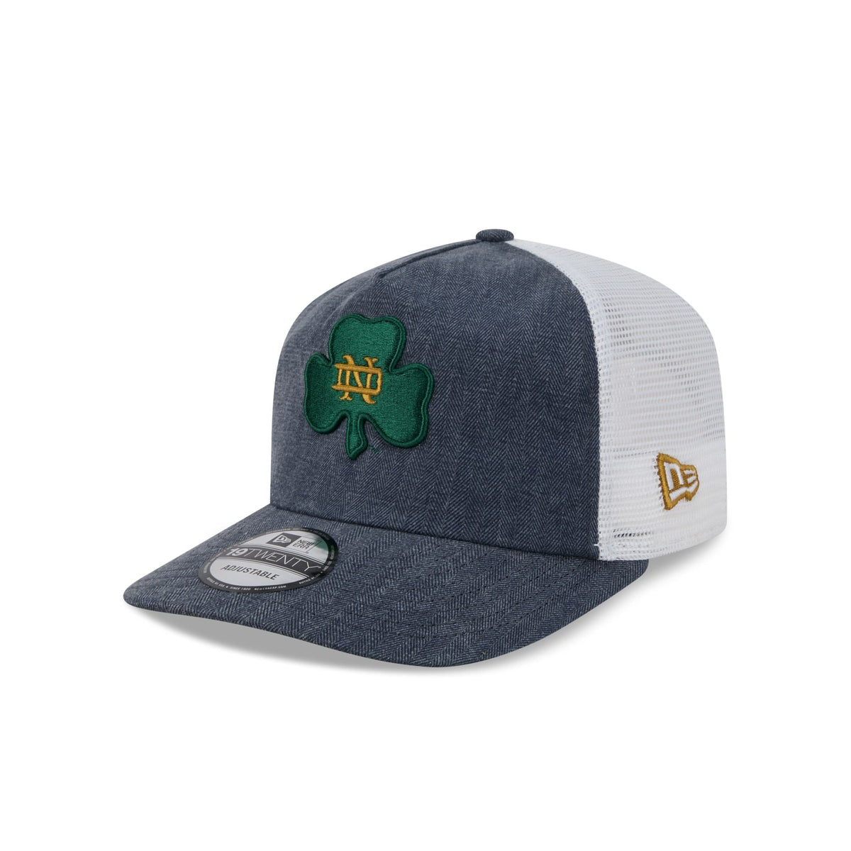 Notre Dame Fighting Irish Herringbone Team Colors 19TWENTY Trucker Hat