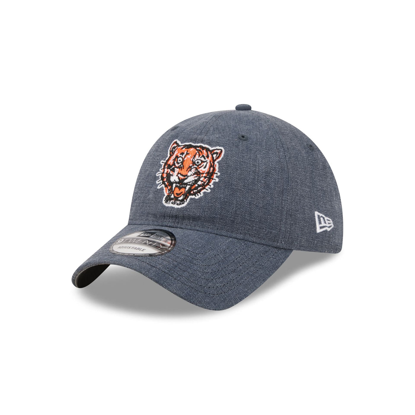 Detroit Tigers Herringbone Team Colors 9TWENTY Adjustable Hat