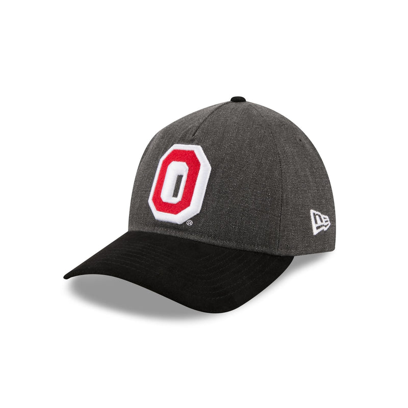 Ohio State Buckeyes Herringbone Team Colors 9TWENTY A-Frame Adjustable Hat