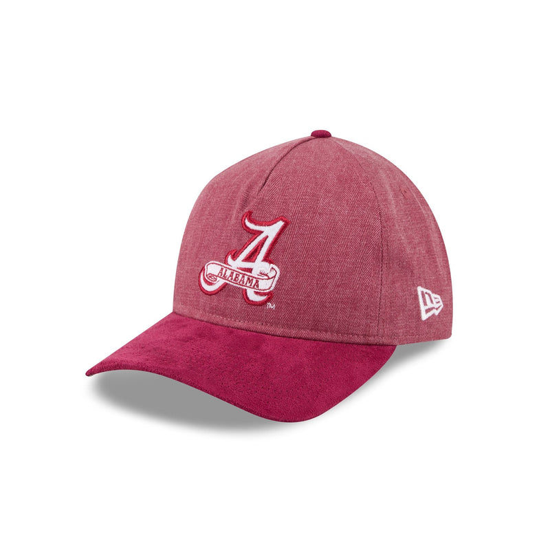 Alabama Crimson Tide Herringbone Team Colors 9TWENTY A-Frame Adjustable Hat
