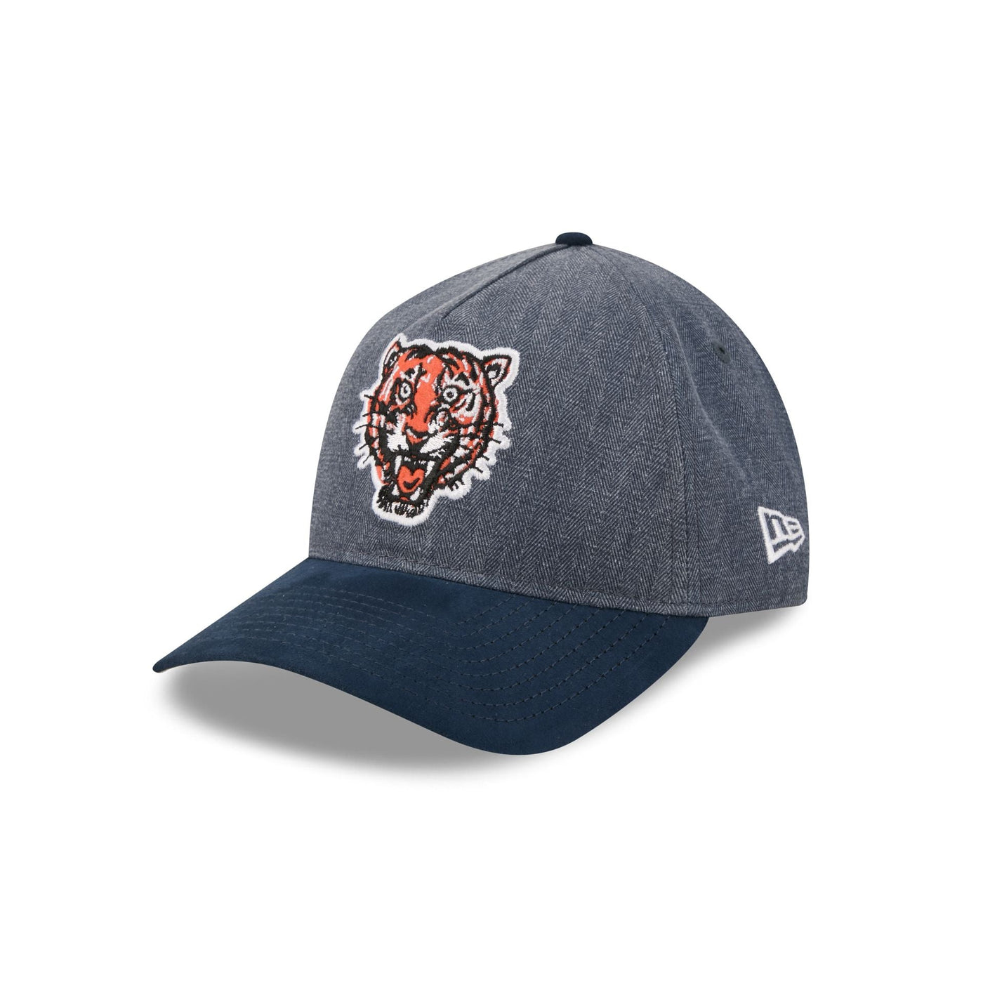 Detroit Tigers Herringbone Team Colors 9TWENTY A-Frame Adjustable Hat