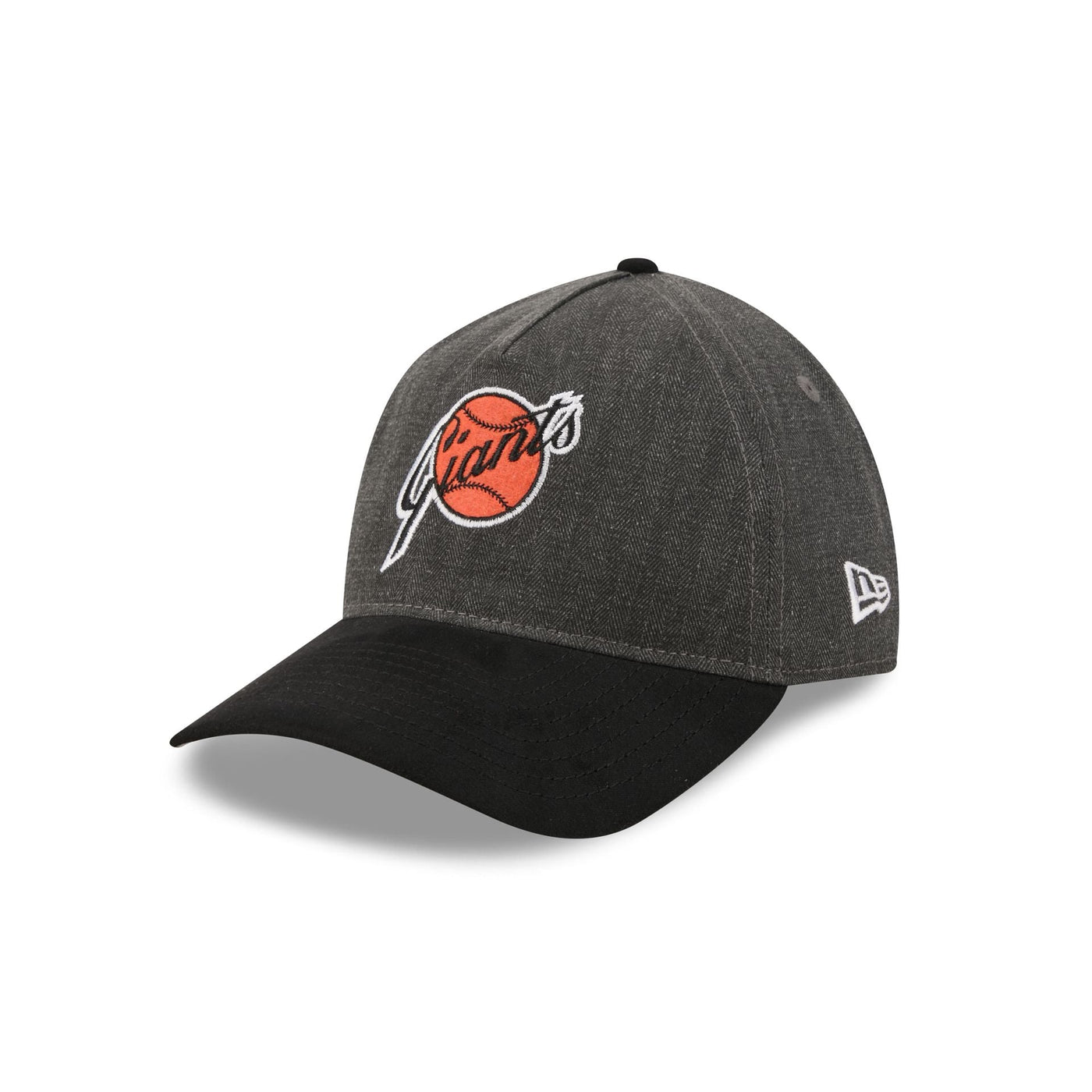 San Francisco Giants Herringbone Team Colors 9TWENTY A-Frame Adjustable Hat