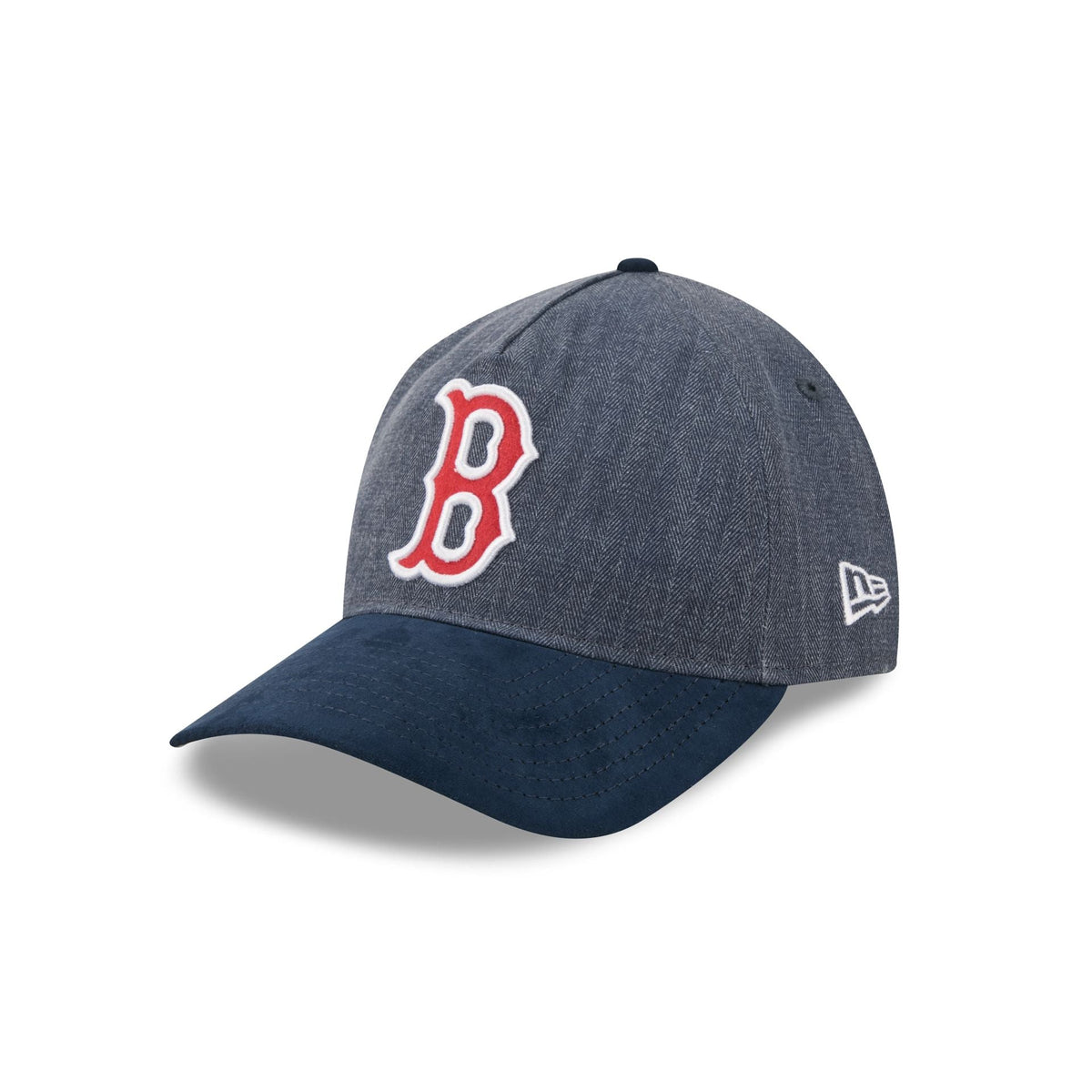 Boston Red Sox Herringbone Team Colors 9TWENTY A-Frame Adjustable Hat