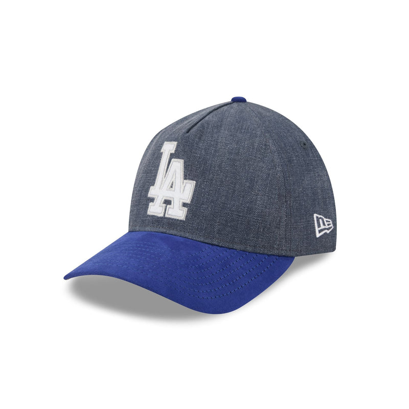 Los Angeles Dodgers Herringbone Team Colors 9TWENTY A-Frame Adjustable Hat