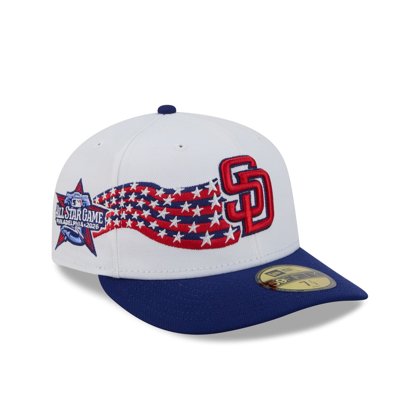 San Diego Padres 2026 All-Star Game Optic White 59FIFTY Fitted Hat