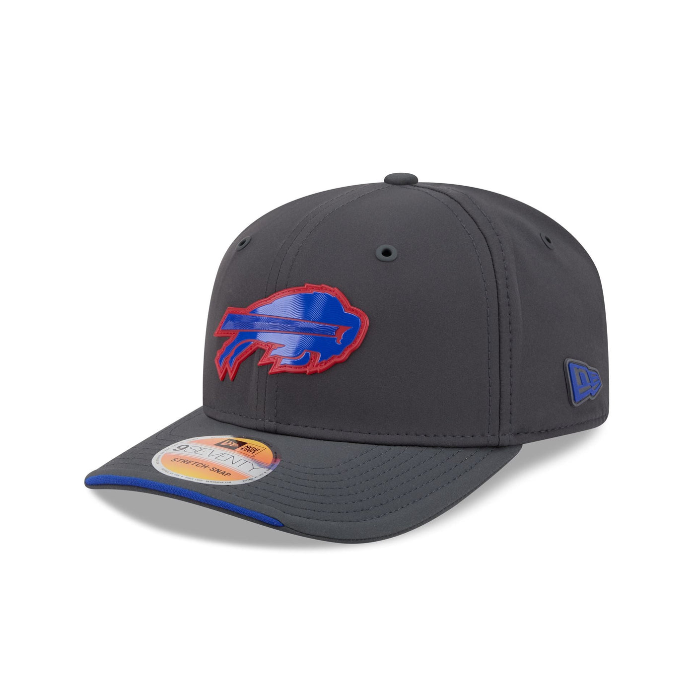 Buffalo Bills 2026 Sideline Gray 9SEVENTY Stretch-Snap Hat