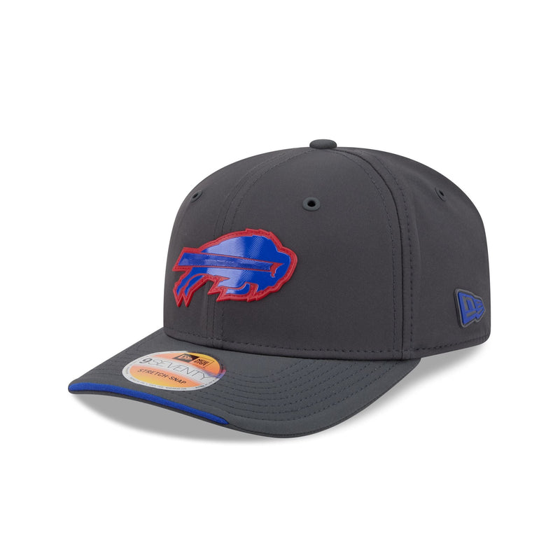 Buffalo Bills 2026 Sideline Gray 9SEVENTY Stretch-Snap Hat