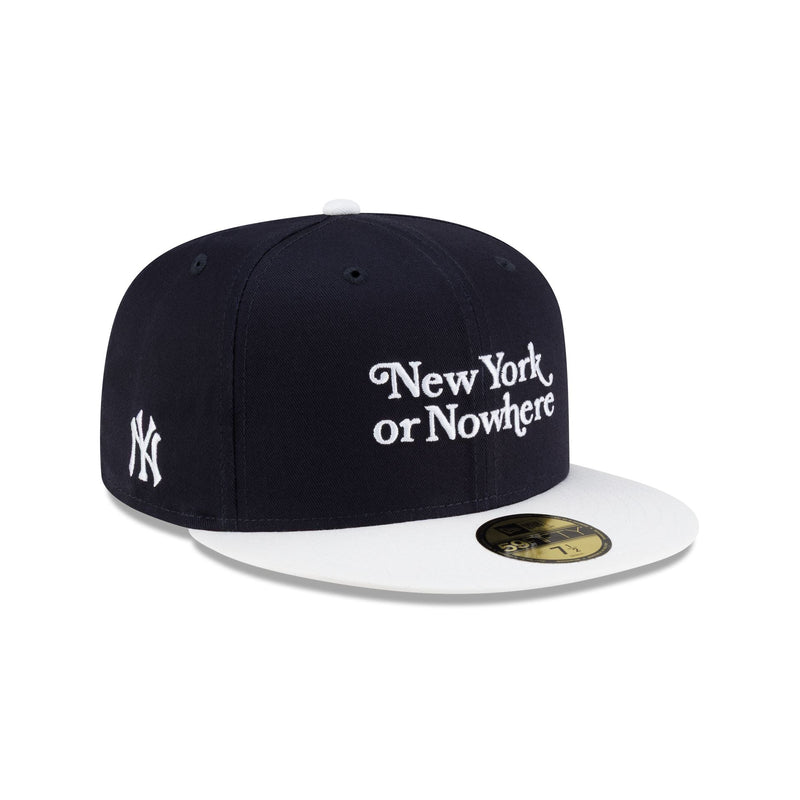 New York or Nowhere x New York Yankees Navy 59FIFTY Fitted Hat