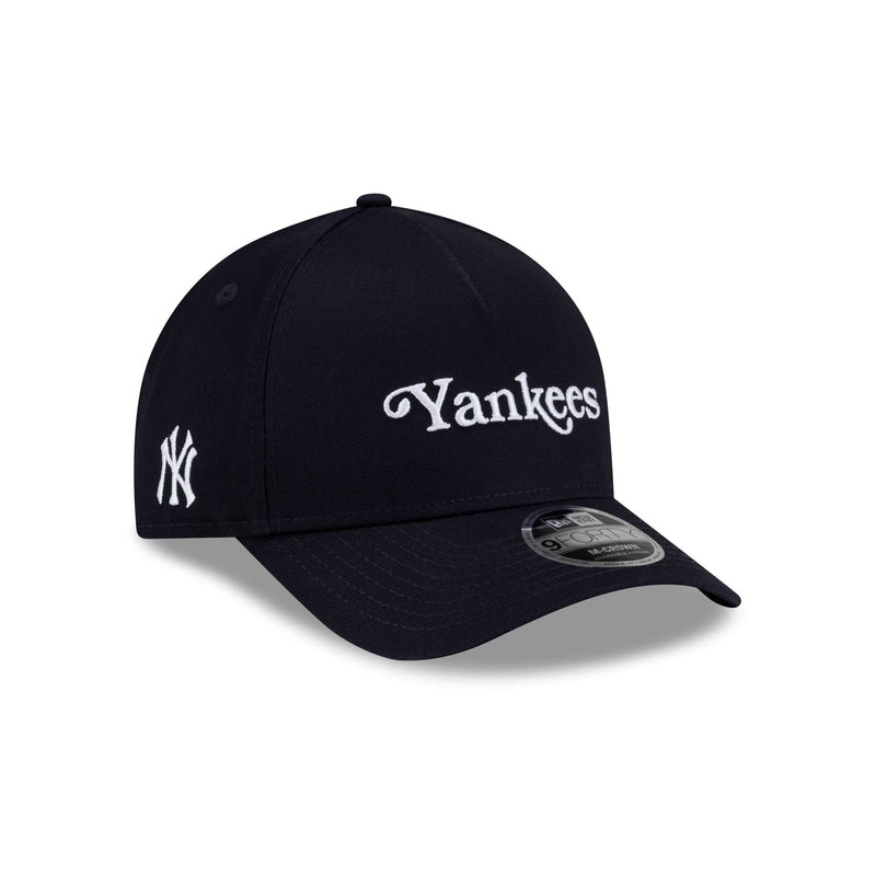 New York or Nowhere x New York Yankees Black 9FORTY M-Crown A-Frame Snapback Hat