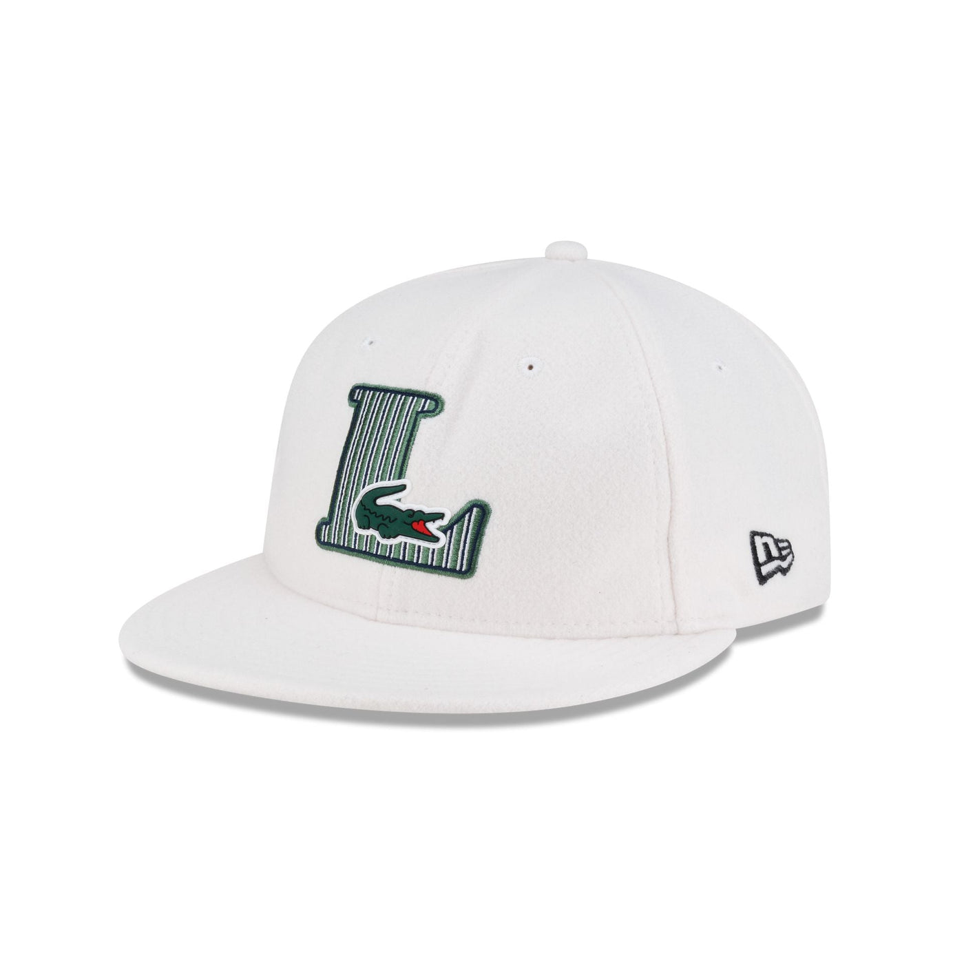 New Era Cap x Lacoste Patch White Retro Crown 9FIFTY Snapback Hat