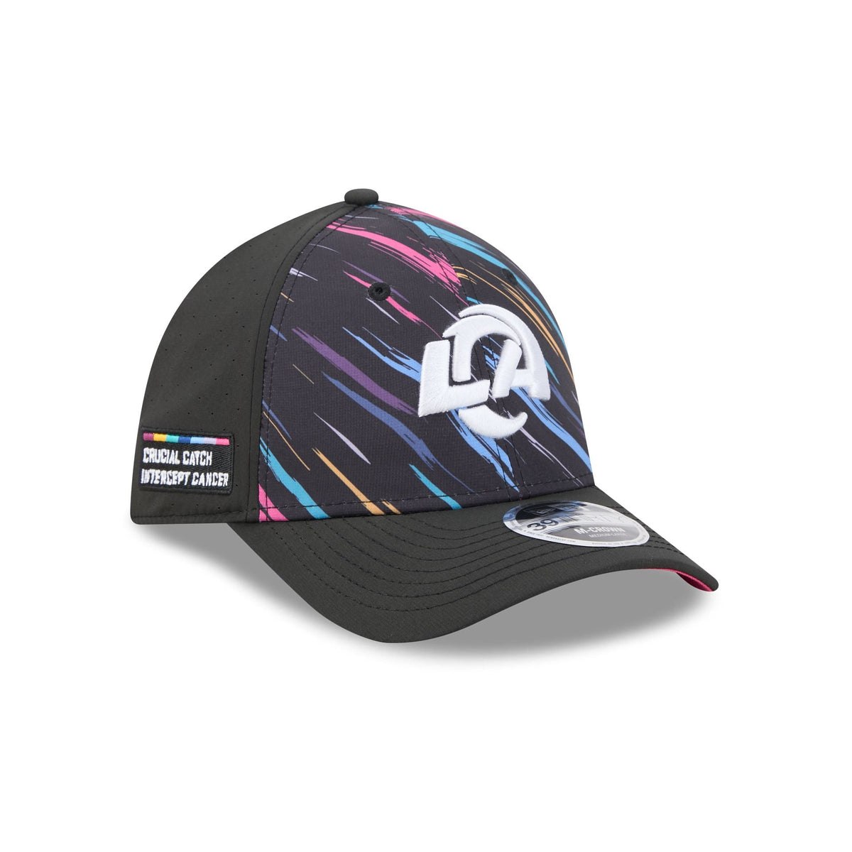 Los Angeles Rams 2026 Crucial Catch 39THIRTY M-Crown Stretch Fit Hat