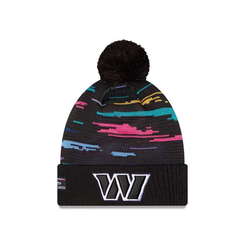 Washington Commanders 2026 Crucial Catch Pom Knit Hat