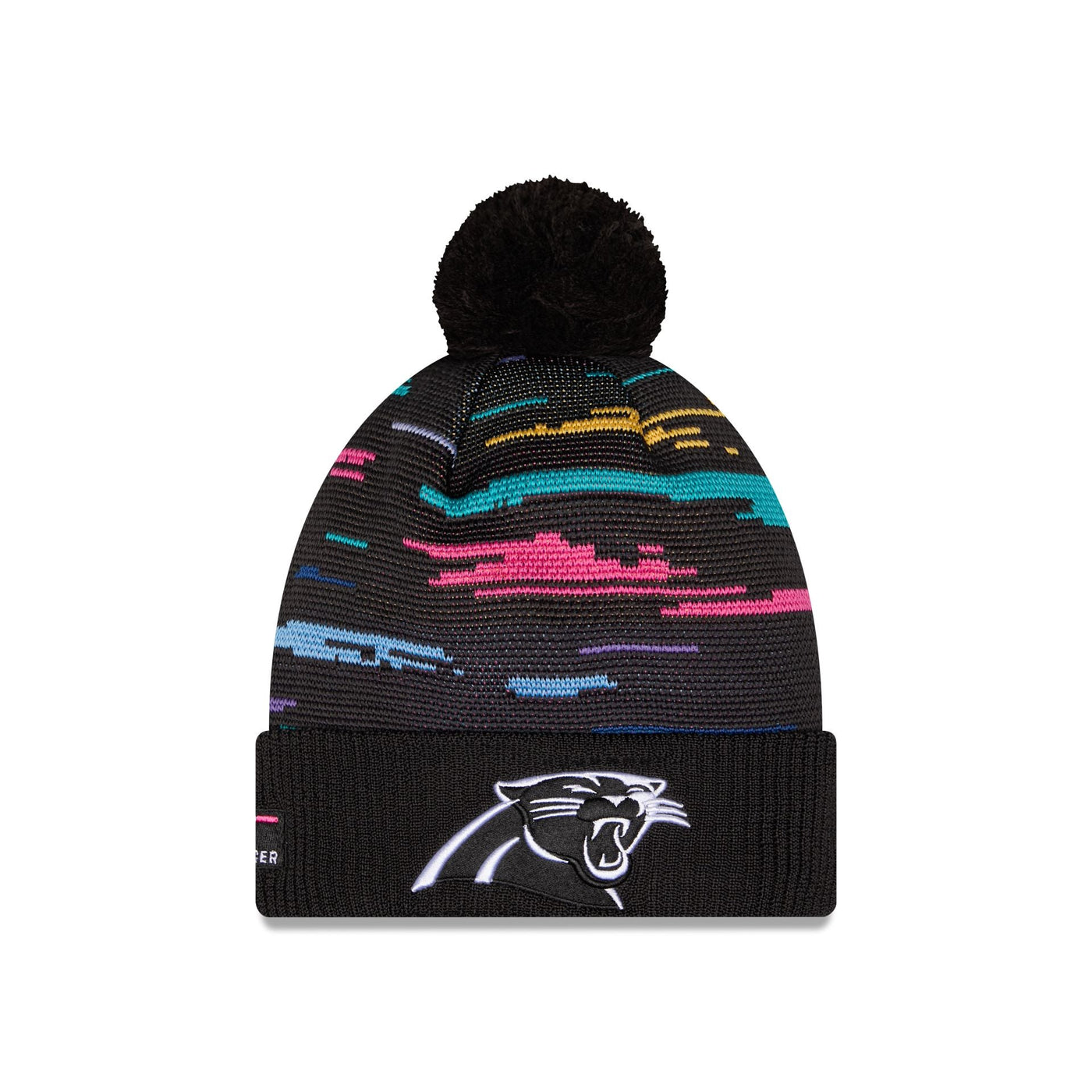 Carolina Panthers 2026 Crucial Catch Pom Knit Hat