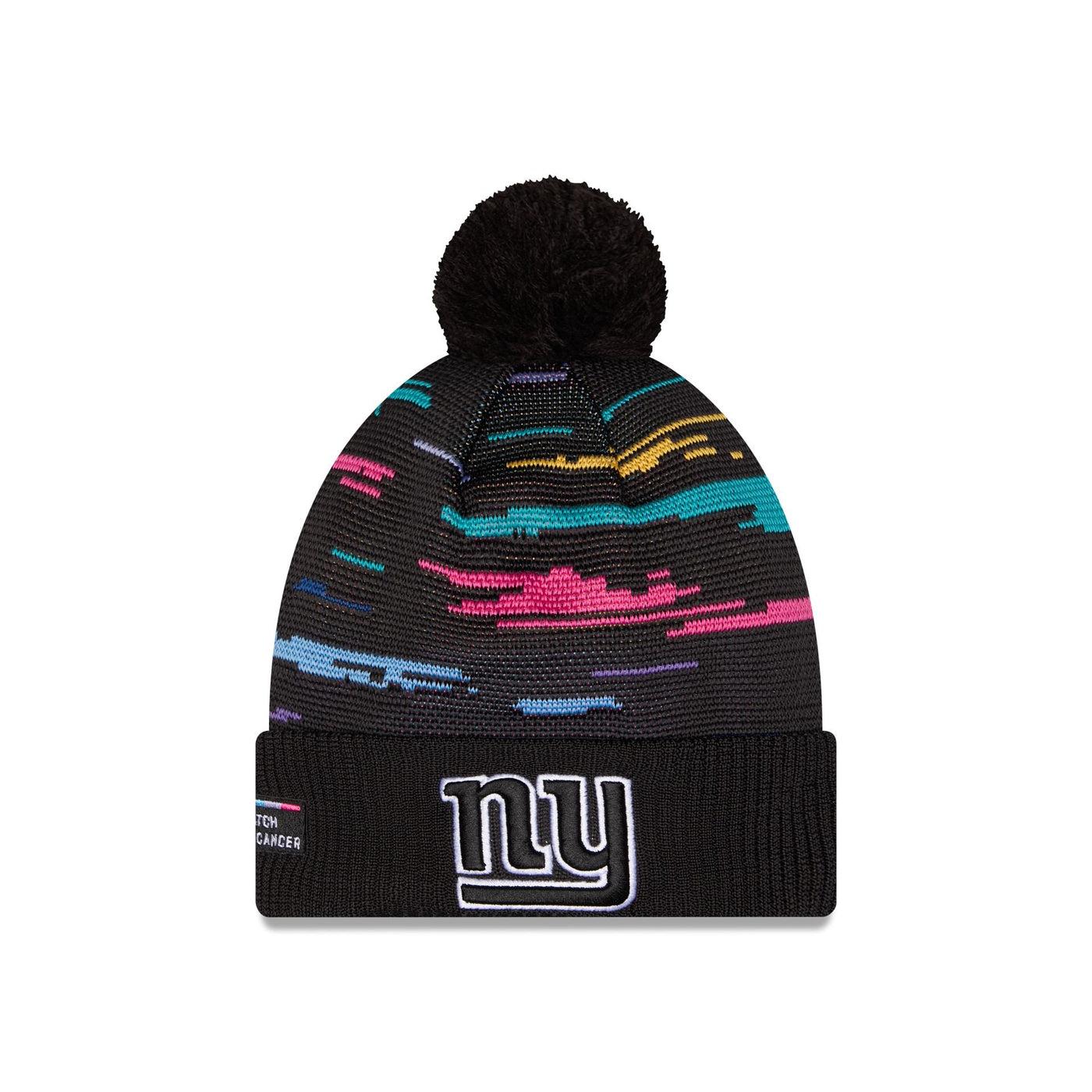 New York Giants 2026 Crucial Catch Pom Knit Hat