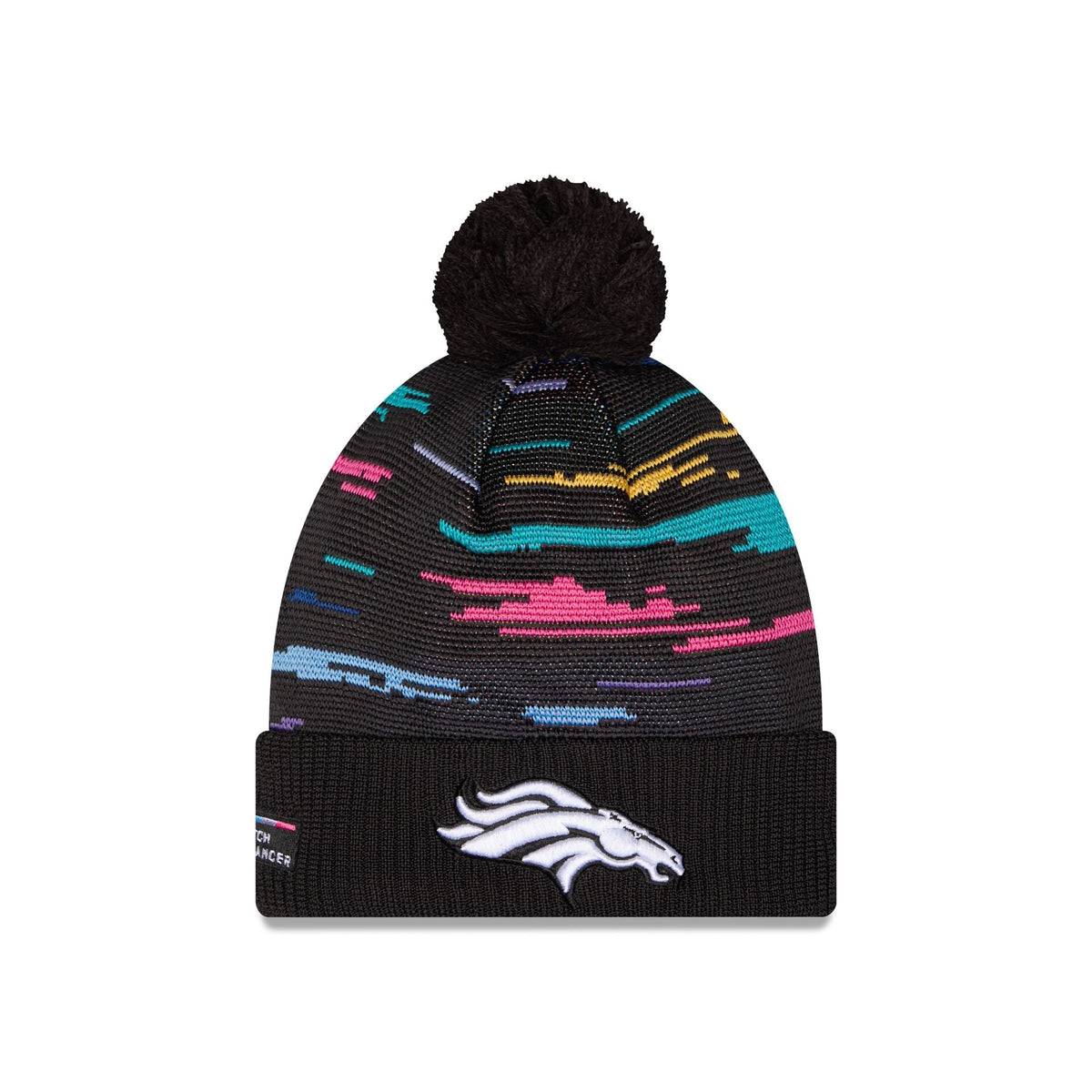 Denver Broncos 2026 Crucial Catch Pom Knit Hat