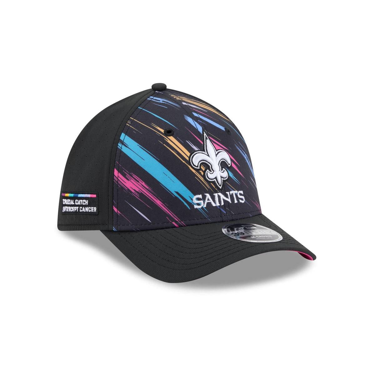 New Orleans Saints 2026 Crucial Catch 39THIRTY M-Crown Stretch Fit Hat