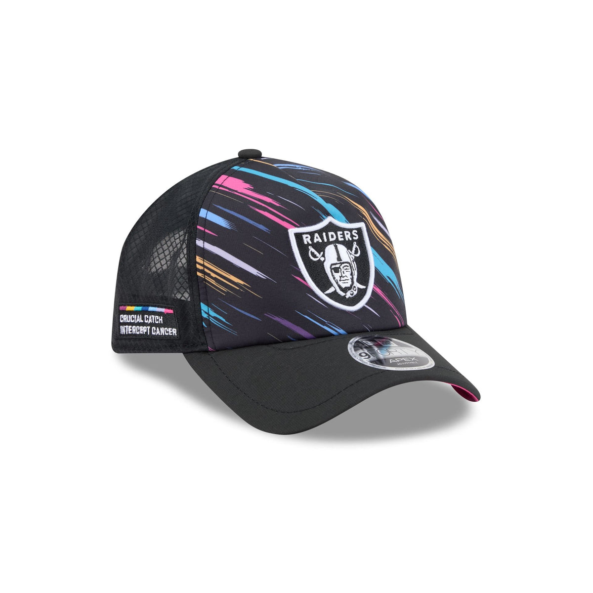 Las Vegas Raiders 2026 Crucial Catch 9FORTY APEX Snapback Hat