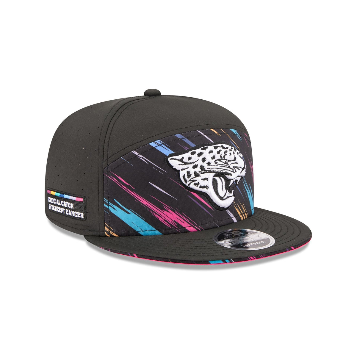 Jacksonville Jaguars 2026 Crucial Catch Split Panel 9FIFTY Snapback Hat