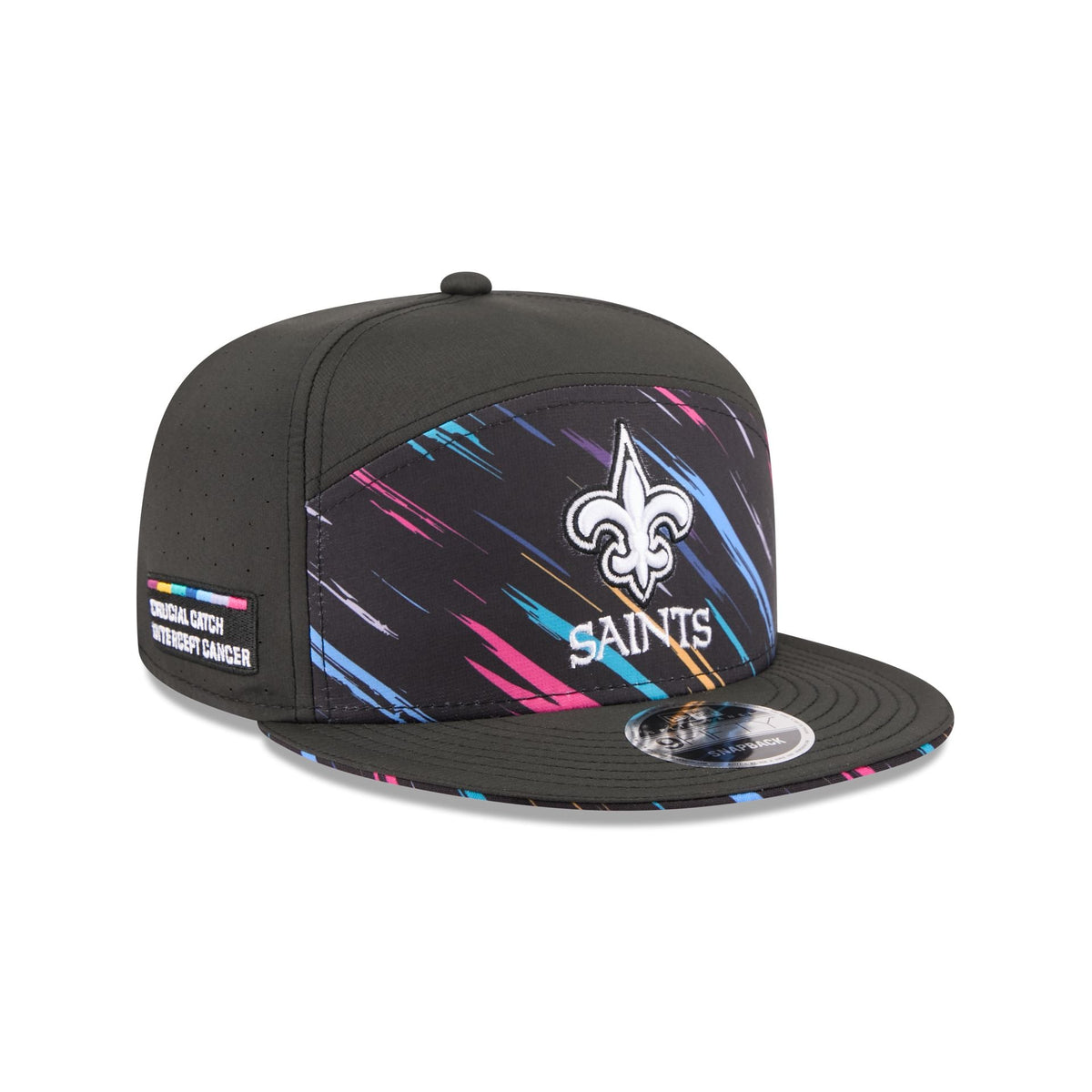 New Orleans Saints 2026 Crucial Catch Split Panel 9FIFTY Snapback Hat