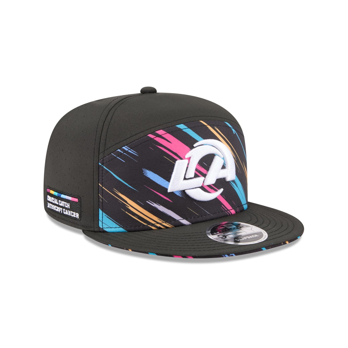 Los Angeles Rams 2026 Crucial Catch Split Panel 9FIFTY Snapback Hat