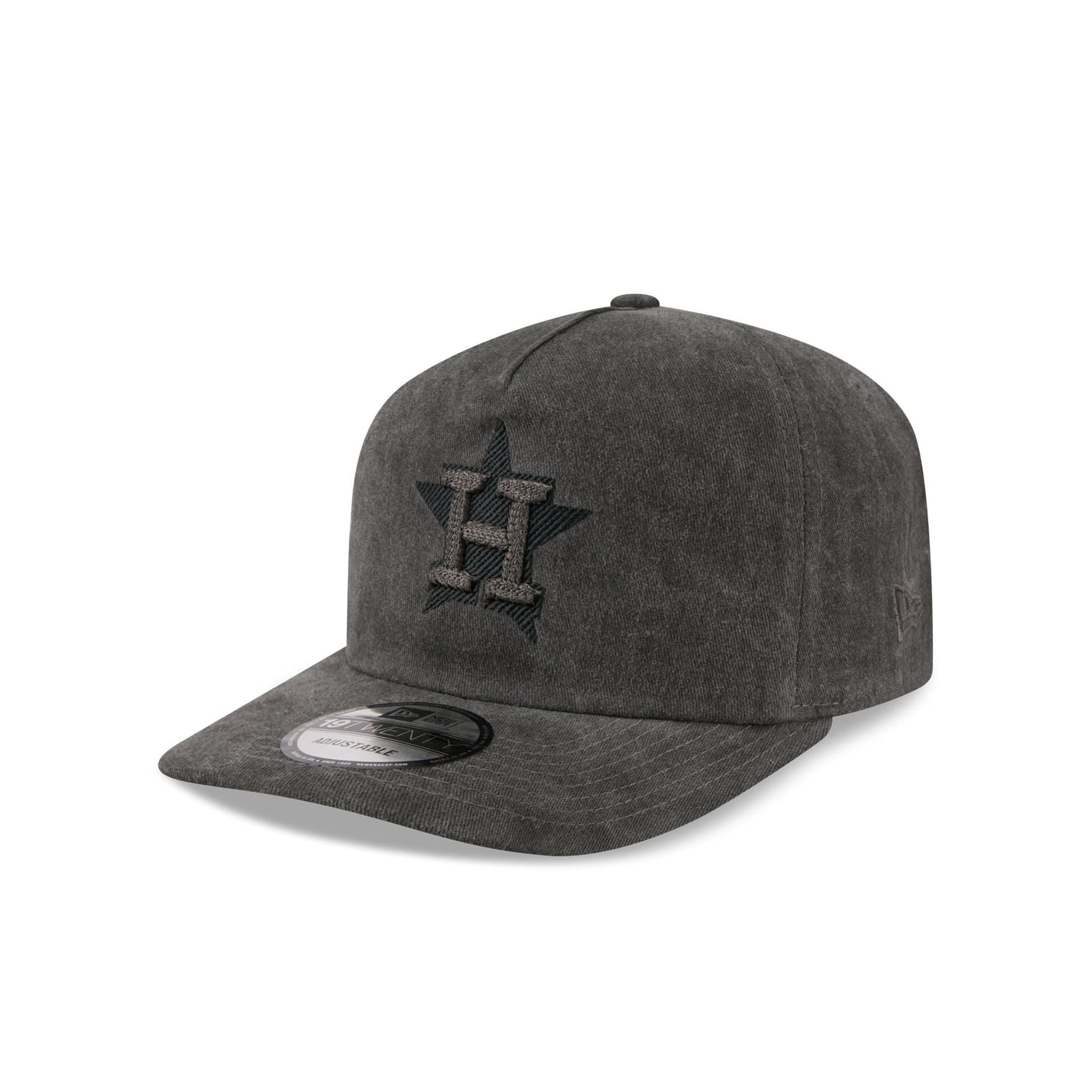 Houston Astros Black Pigment Dye 19TWENTY Snapback Hat