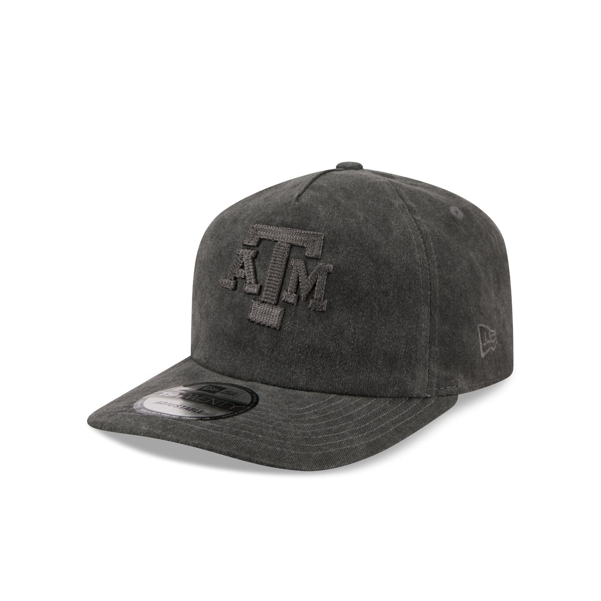 Texas A&M Aggies Black Pigment Dye 19TWENTY Snapback Hat