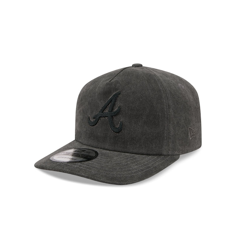 Atlanta Braves Black Pigment Dye 19TWENTY Snapback Hat