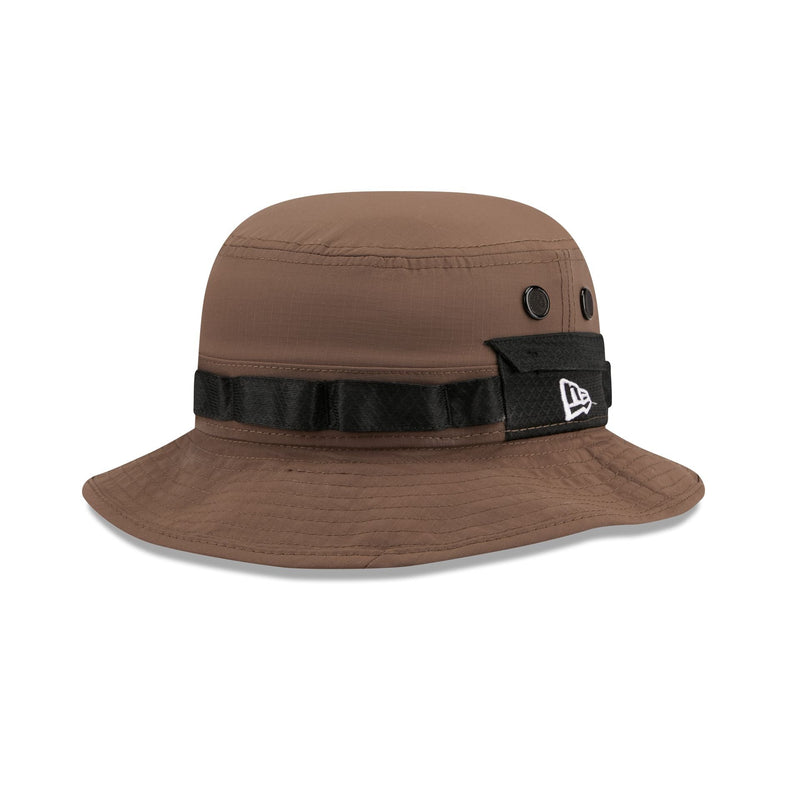 New Era Cap Brown Nylon Adventure Bucket Hat