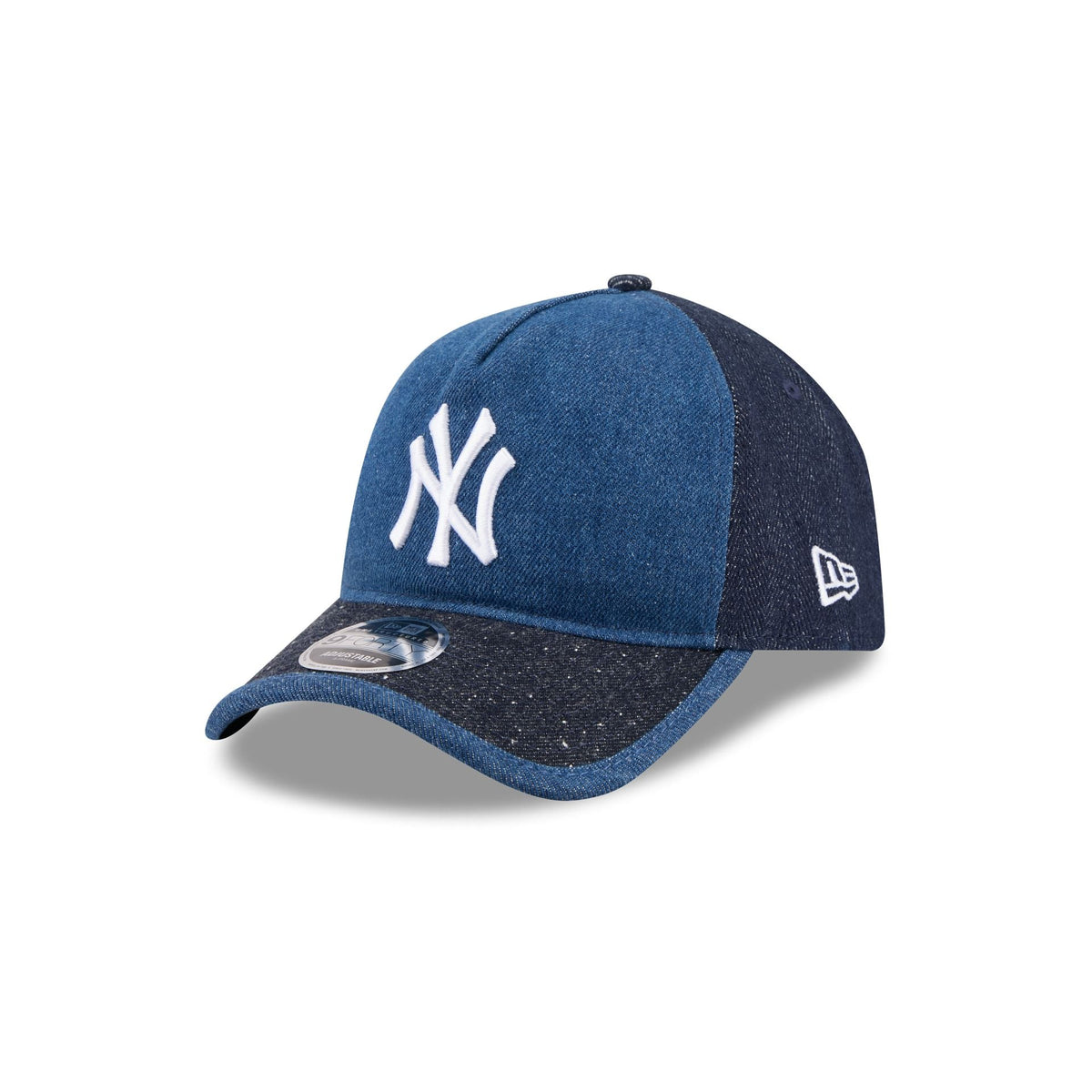 New York Yankees Multi-Panel Denim 9FORTY A-Frame Unstructured Adjustable Hat