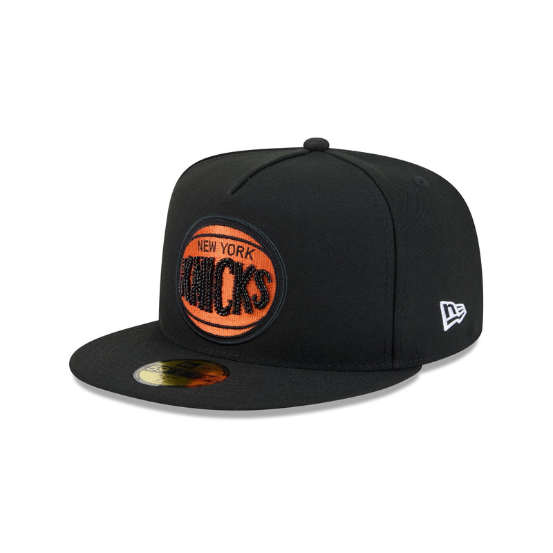 Just Caps Beaded New York Knicks 59FIFTY A-Frame Fitted Hat