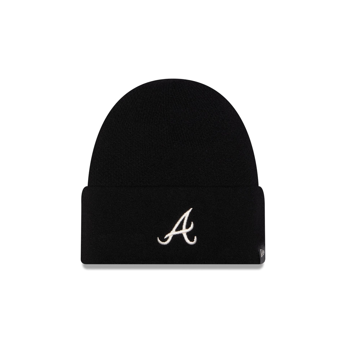 Atlanta Braves Cashmere Black Cuffless Knit Beanie Hat