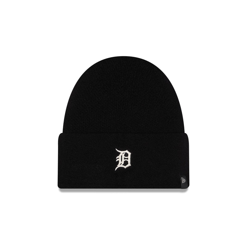 Detroit Tigers Cashmere Black Cuffless Knit Beanie Hat