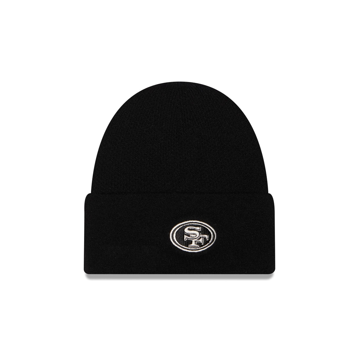 San Francisco 49ers Cashmere Black Cuffless Knit Beanie Hat