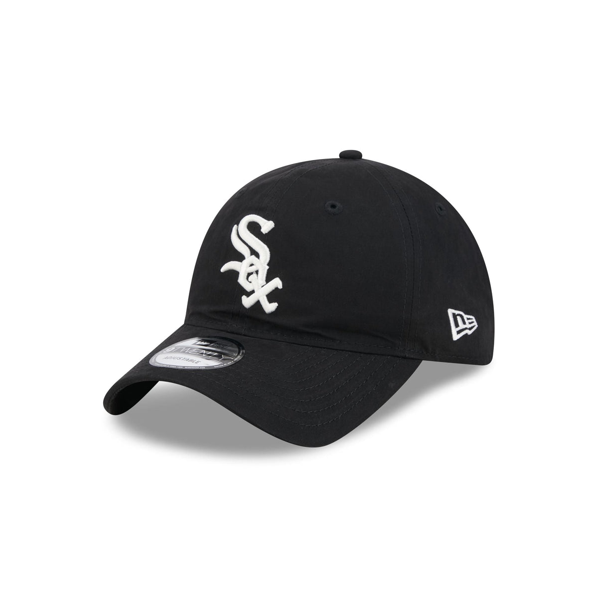 Chicago White Sox Nylon Black 9TWENTY Adjustable Hat