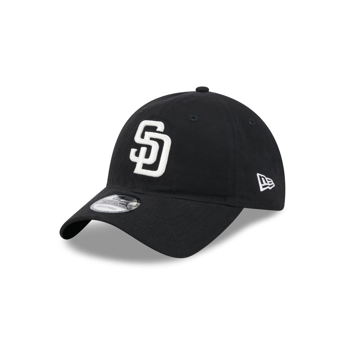 San Diego Padres Nylon Black 9TWENTY Adjustable Hat