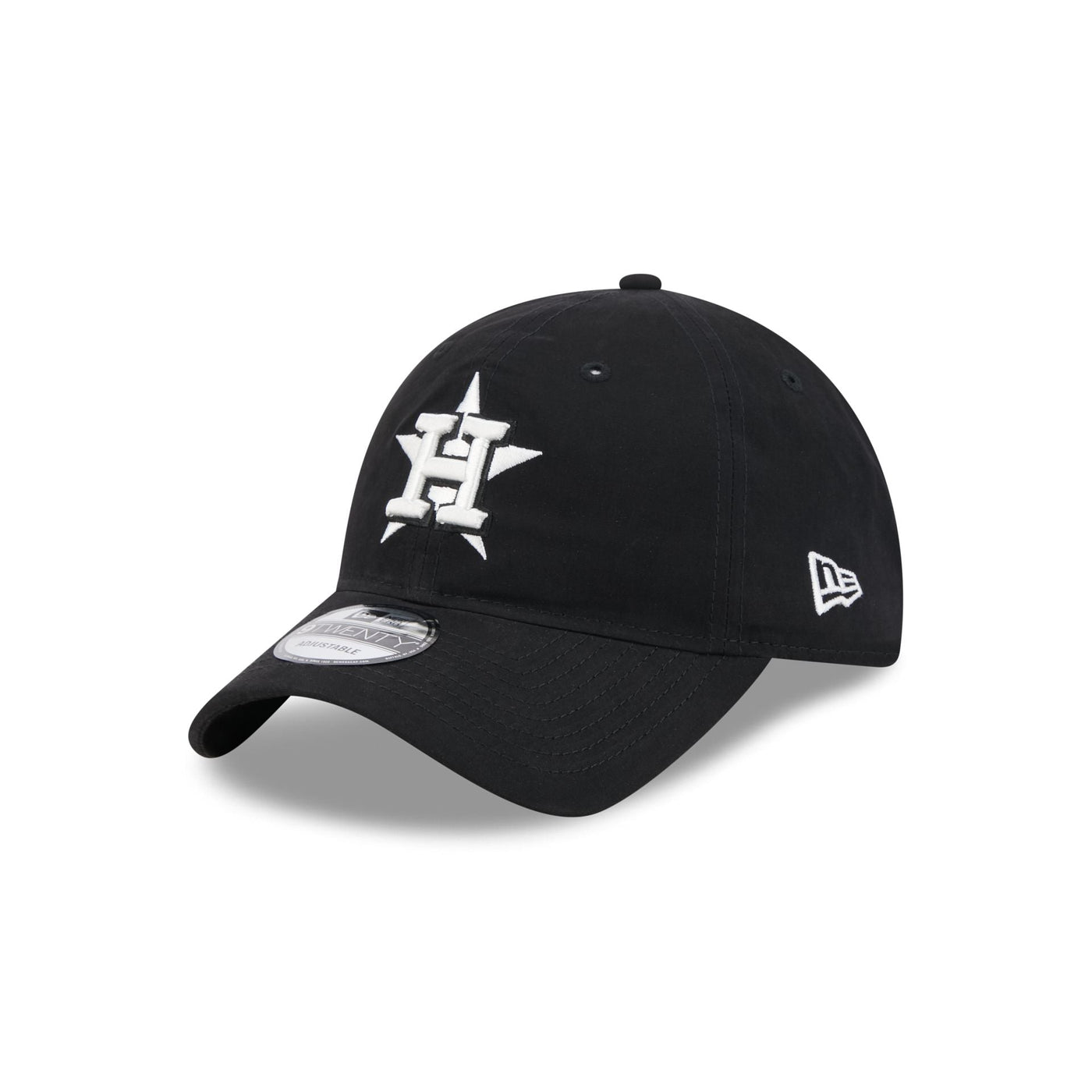 Houston Astros Nylon Black 9TWENTY Adjustable Hat