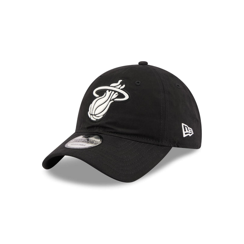 Miami Heat Nylon Black 9TWENTY Adjustable Hat
