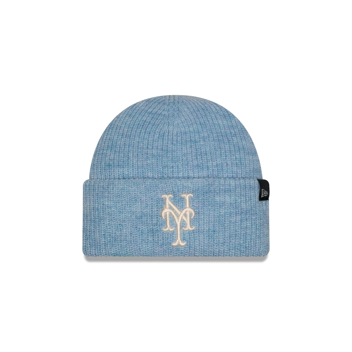 New York Mets Woolen Blue Short Cuff Knit Beanie Hat