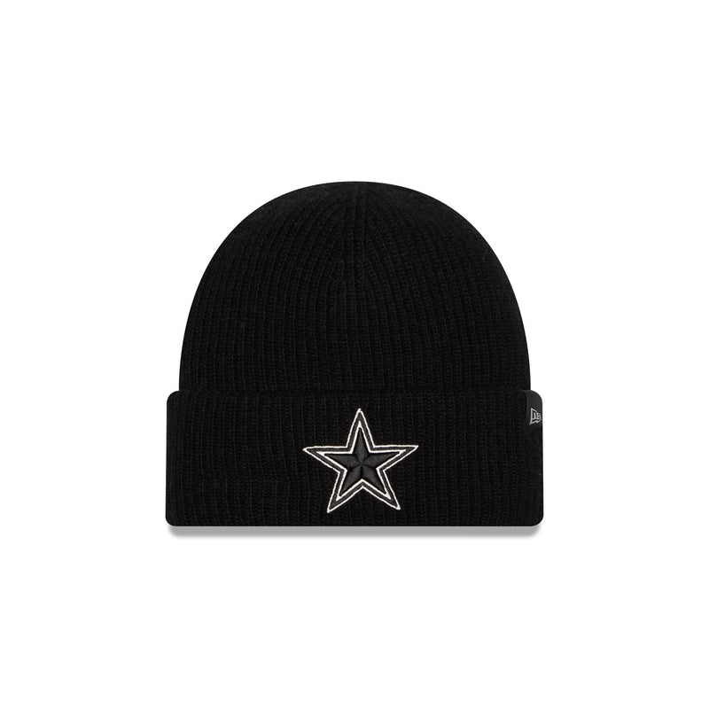 Dallas Cowboys Woolen Black Short Cuff Knit Beanie Hat