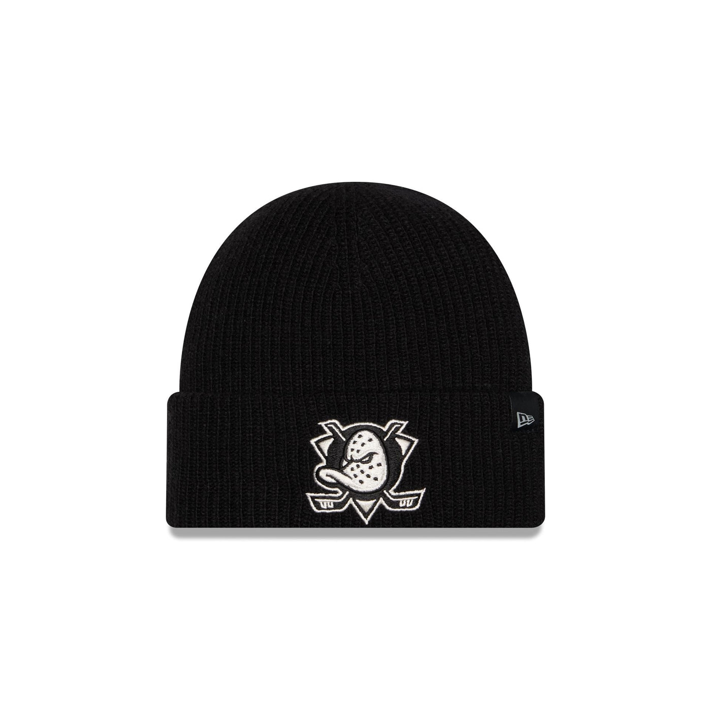 Anaheim Ducks Woolen Black Short Cuff Knit Beanie Hat