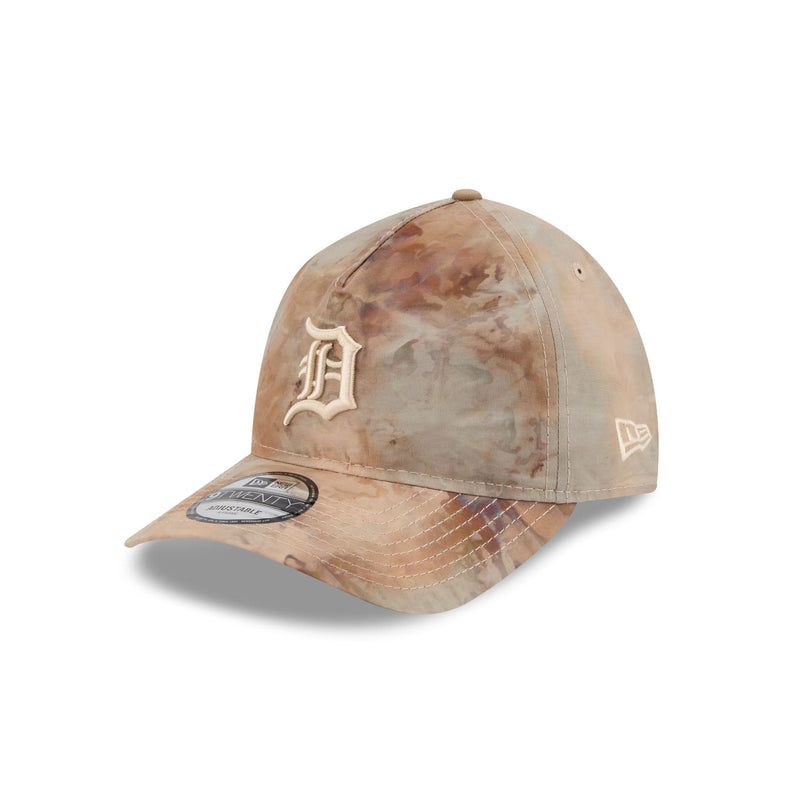 Detroit Tigers Washed Nylon Brown 9TWENTY A-Frame Adjustable Hat