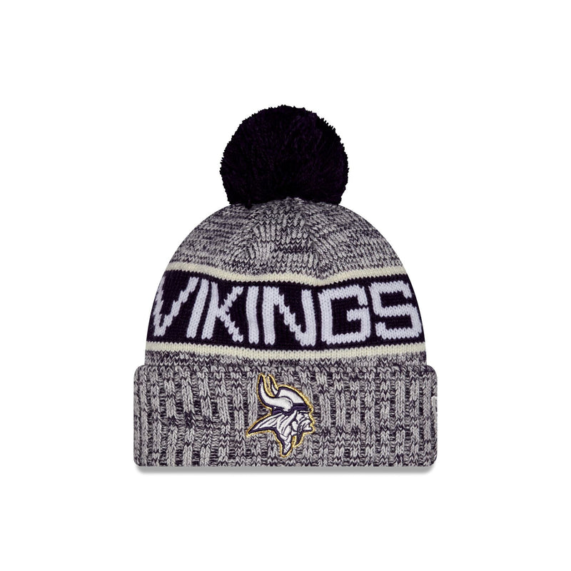 Minnesota Vikings 2026 Rivalries Fan Pack Pom Knit Hat