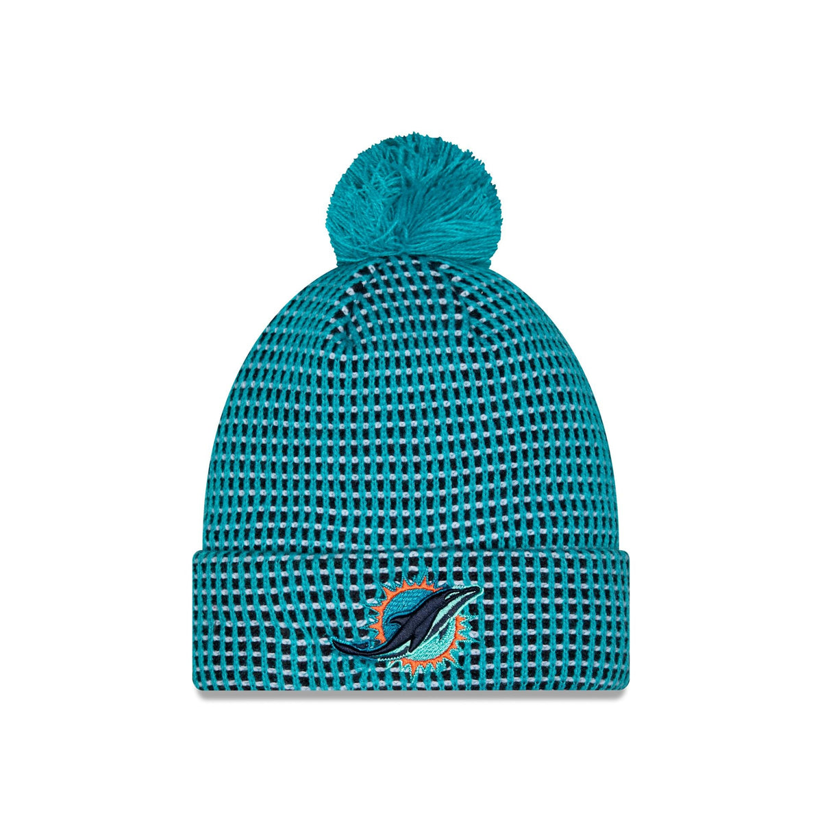 Miami Dolphins 2026 Rivalries Pom Knit Hat