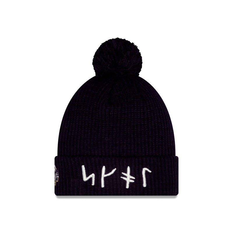 Minnesota Vikings 2026 Rivalries Kids Pom Knit Hat