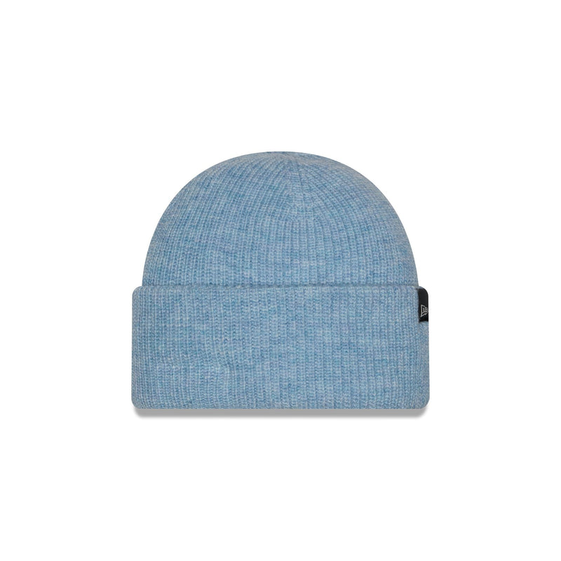 New Era Cap Woolen Blue Short Cuff Knit Beanie Hat