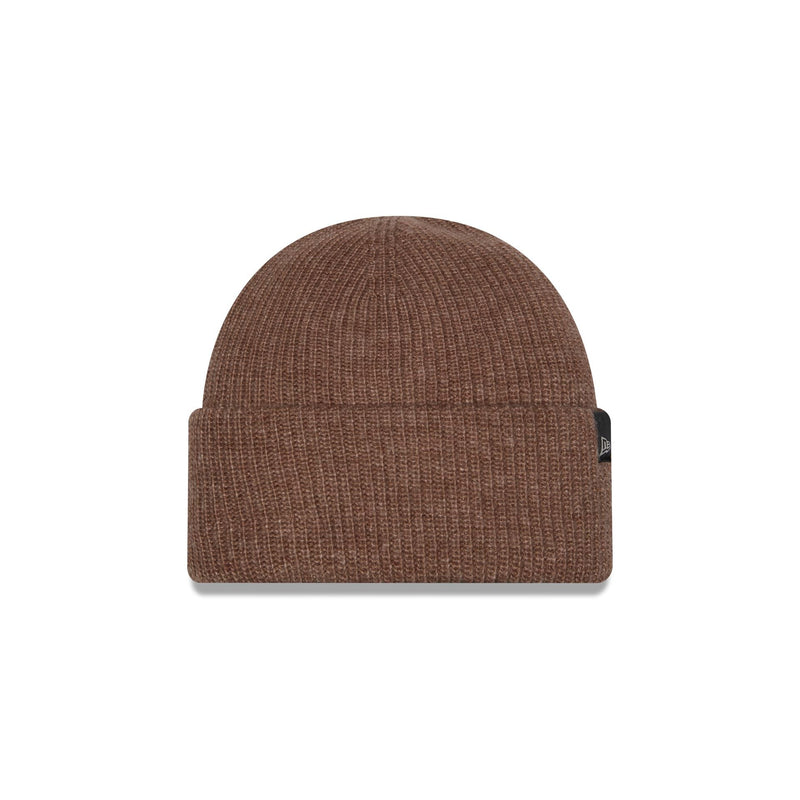 New Era Cap Woolen Tan Short Cuff Knit Beanie Hat