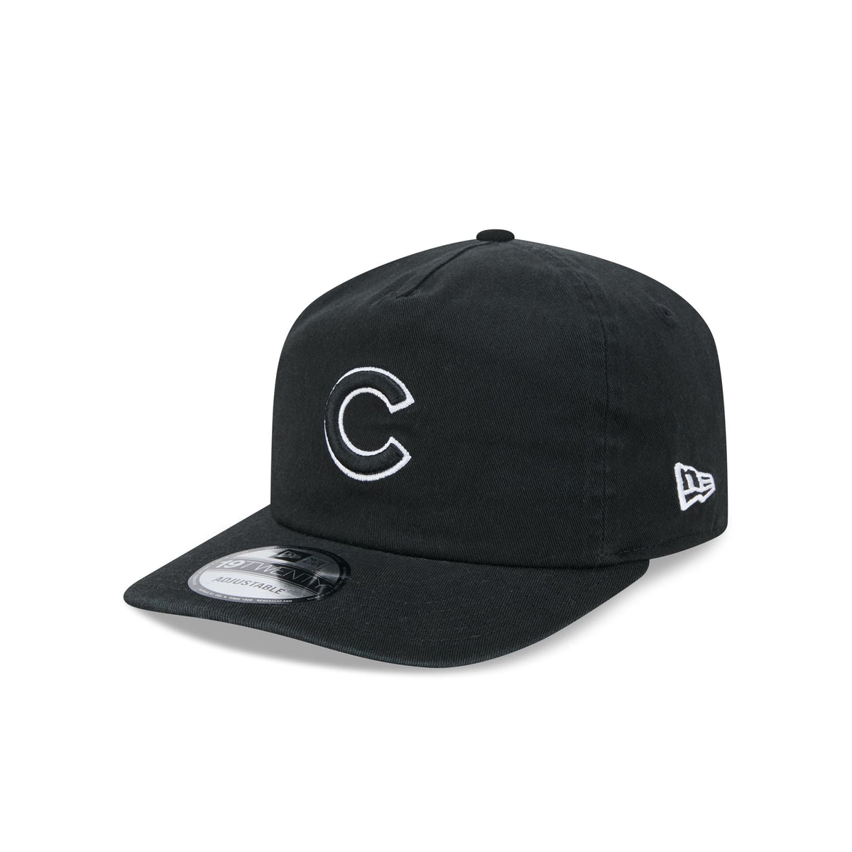 Chicago Cubs Black 19TWENTY Snapback Hat